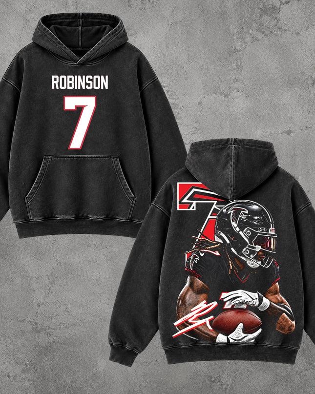 Bijan Robinson Washed T Shirt and Hoodie