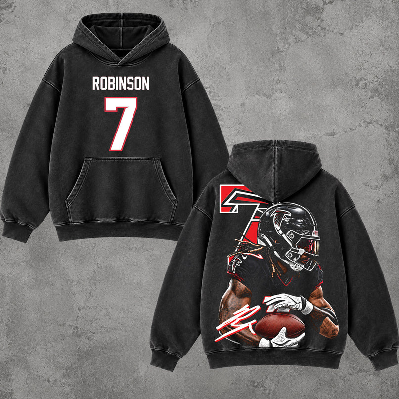 Bijan Robinson Washed T Shirt and Hoodie