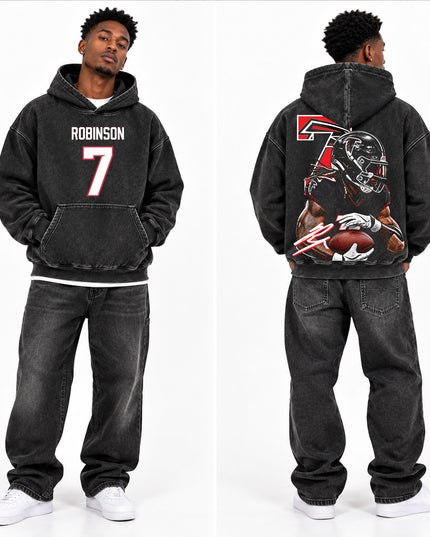 Bijan Robinson Washed T Shirt and Hoodie